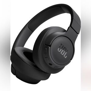 JBL Matte Black Bluetooth Wireless Over-Ear Headphones with JBL Pure Bass Sound